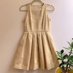 Taylor Metallic Jacquard Dress
